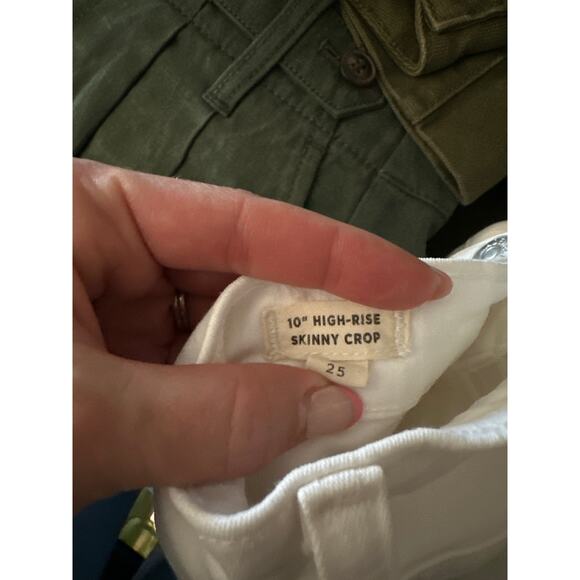 Madewell 10" High-Rise Skinny Crop Jeans: Button-Front Edition 25 $135 - Picture 11 of 11